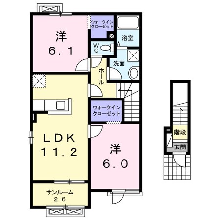 アルモニーの物件間取画像